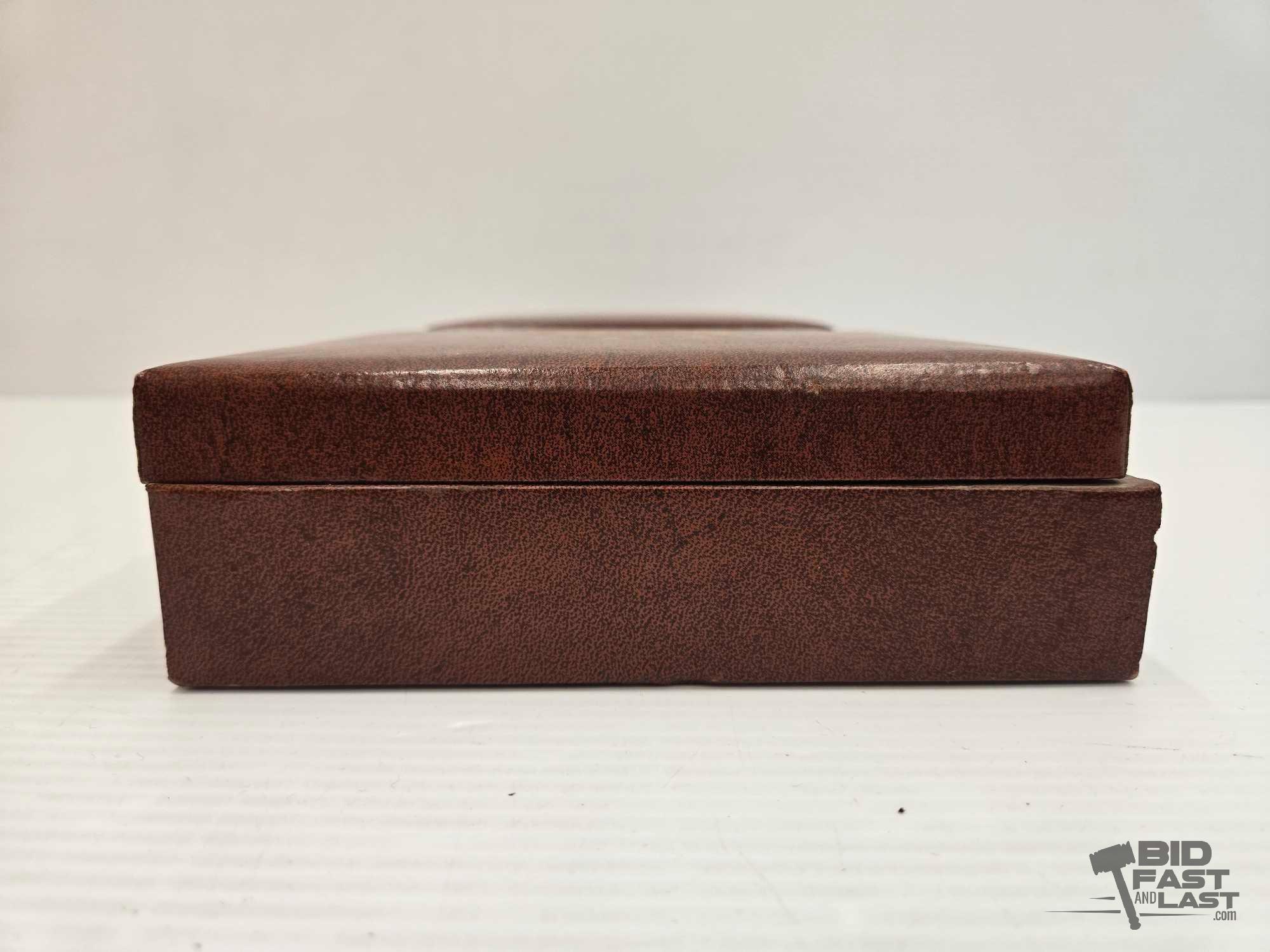 Engraved Tricket Box & Jewelry Box with Coin Tray