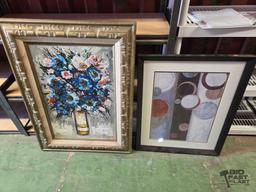 (2) Framed Wall Art