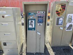 Metal Cabinet with Broken Doors