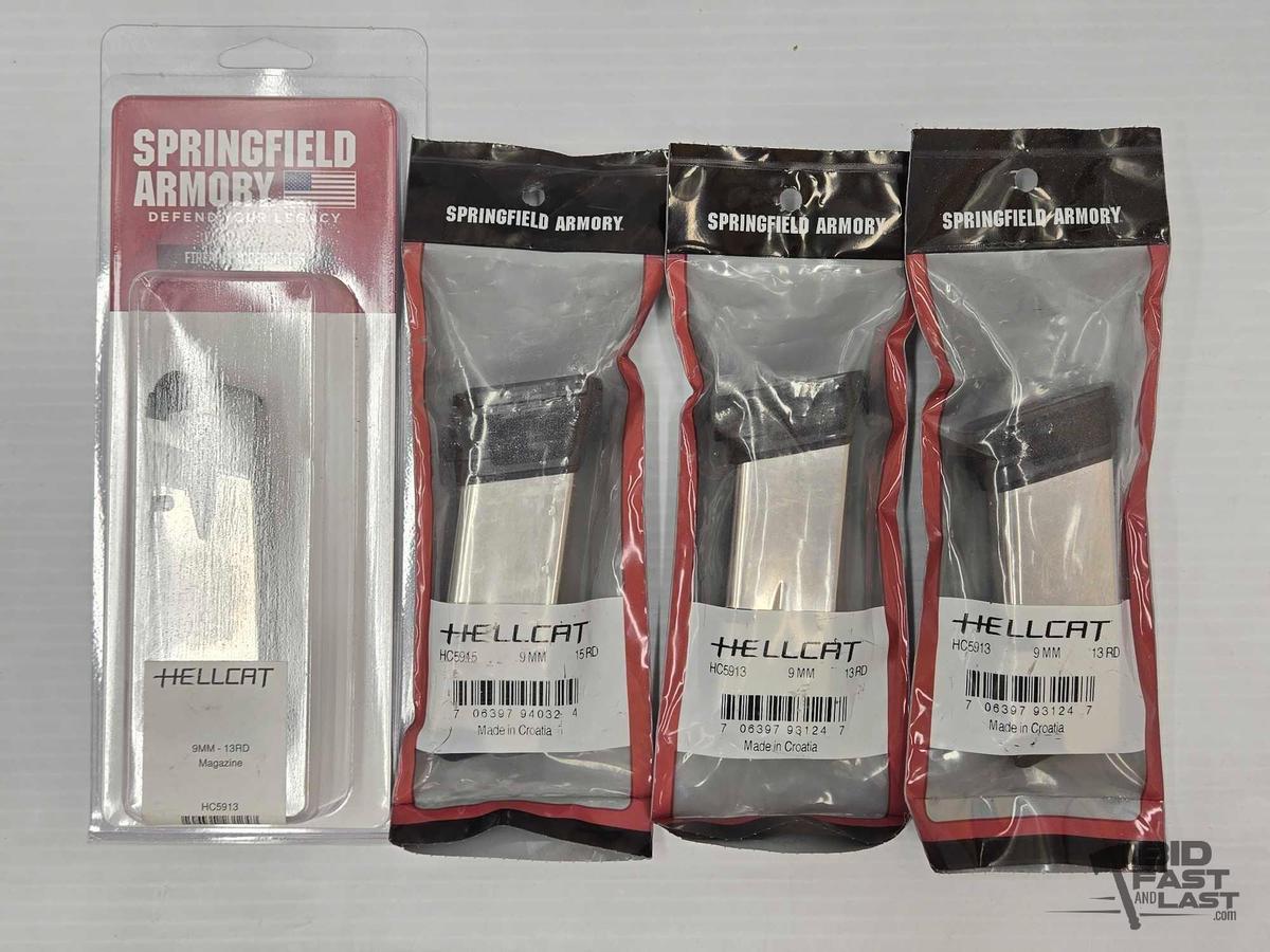 NEW!!! (3) 13rd (1) 15rd 9mm Hellcat Magazines