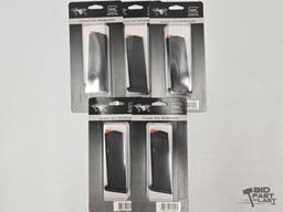 NEW!!! (5) G19 15rd 9mm Glock Perfection Magazines