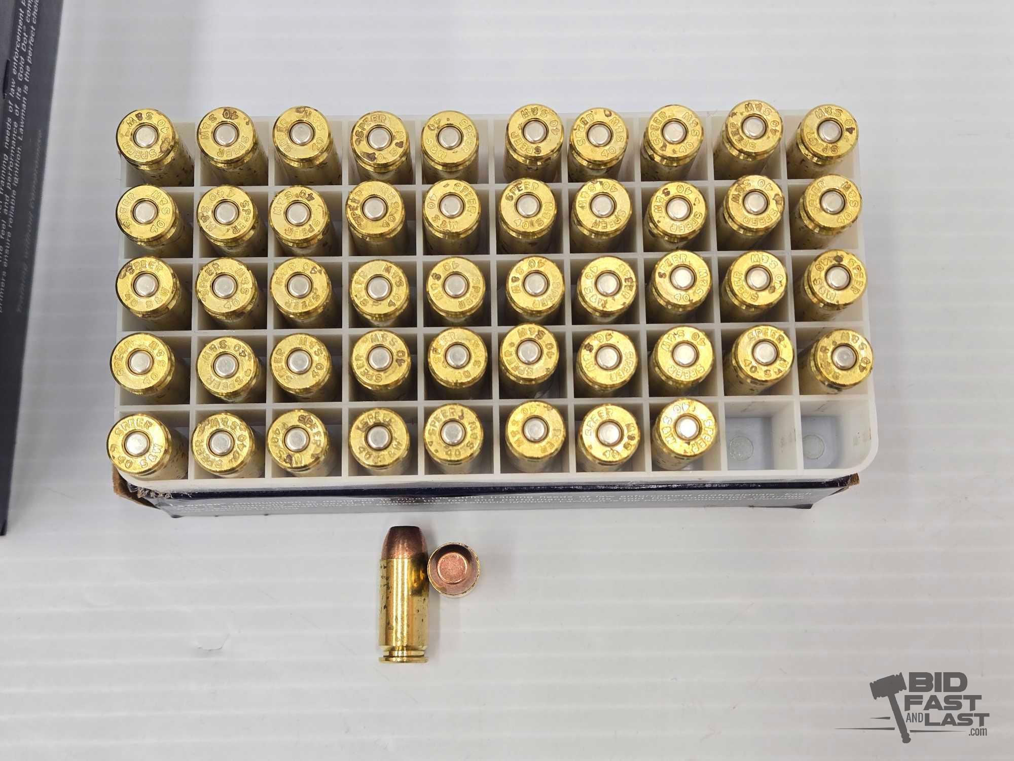 NEW!!! 200 Rounds Speer Lawman. 40 S&W 180gr Ammo