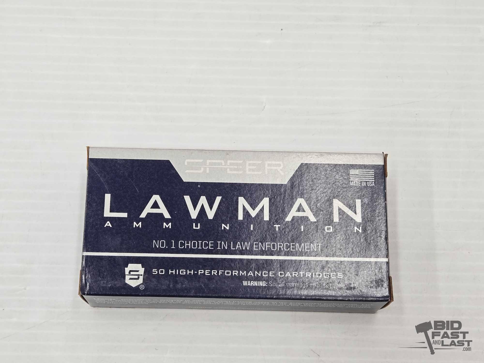 NEW!!! 200 Rounds Speer Lawman. 40 S&W 180gr Ammo