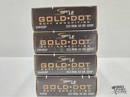 NEW!!! 80 Rounds Gold Dot .223 62gr Ammo
