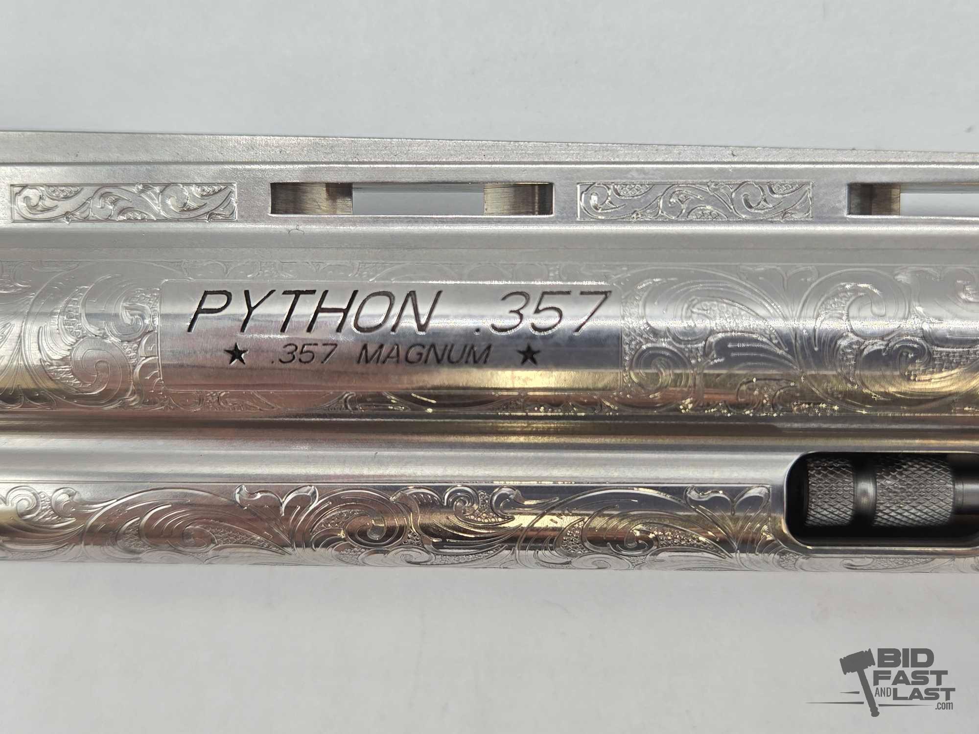 NEW!! Engraved Colt Python .357 Revolver
