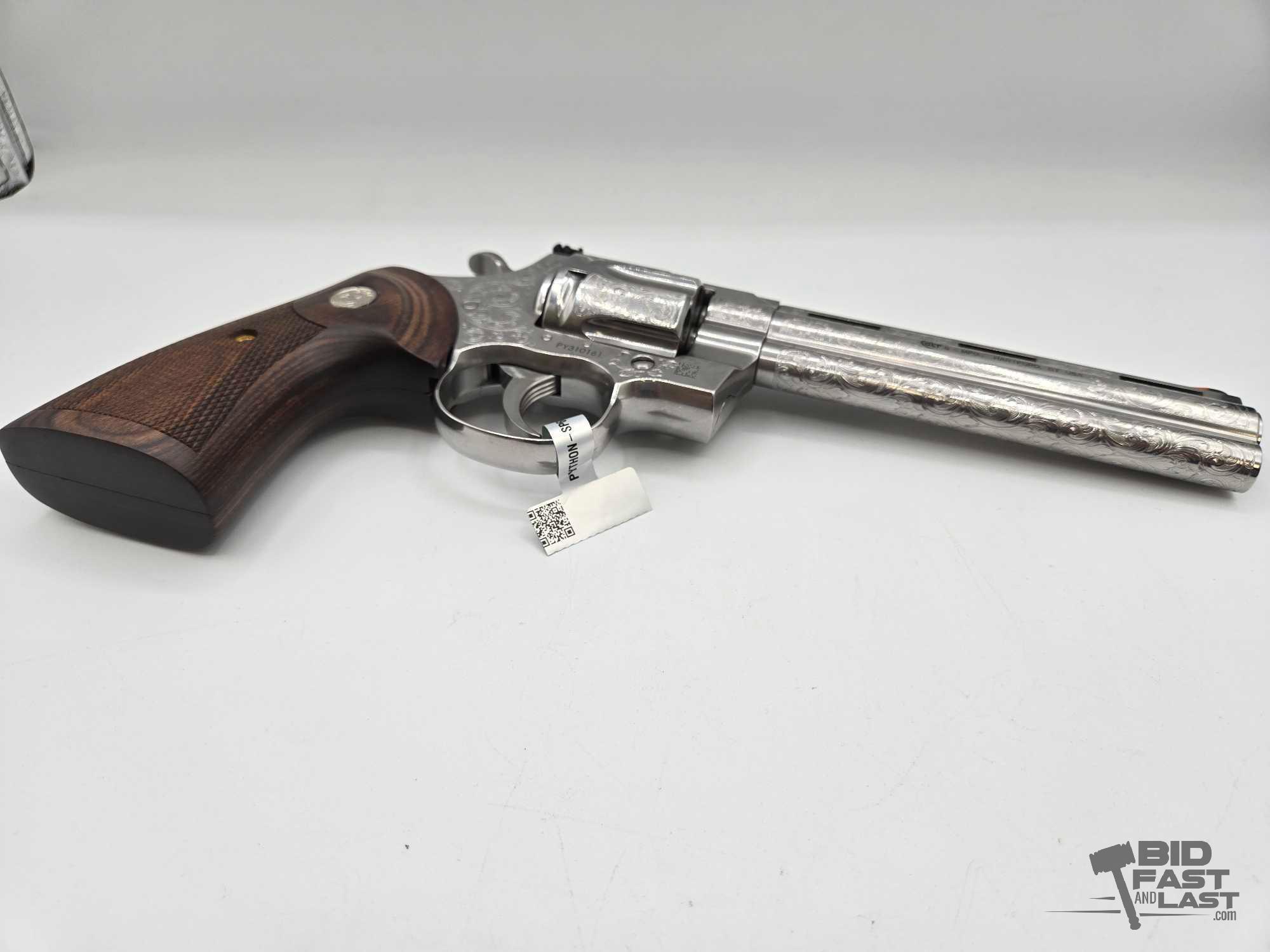 NEW!! Engraved Colt Python .357 Revolver