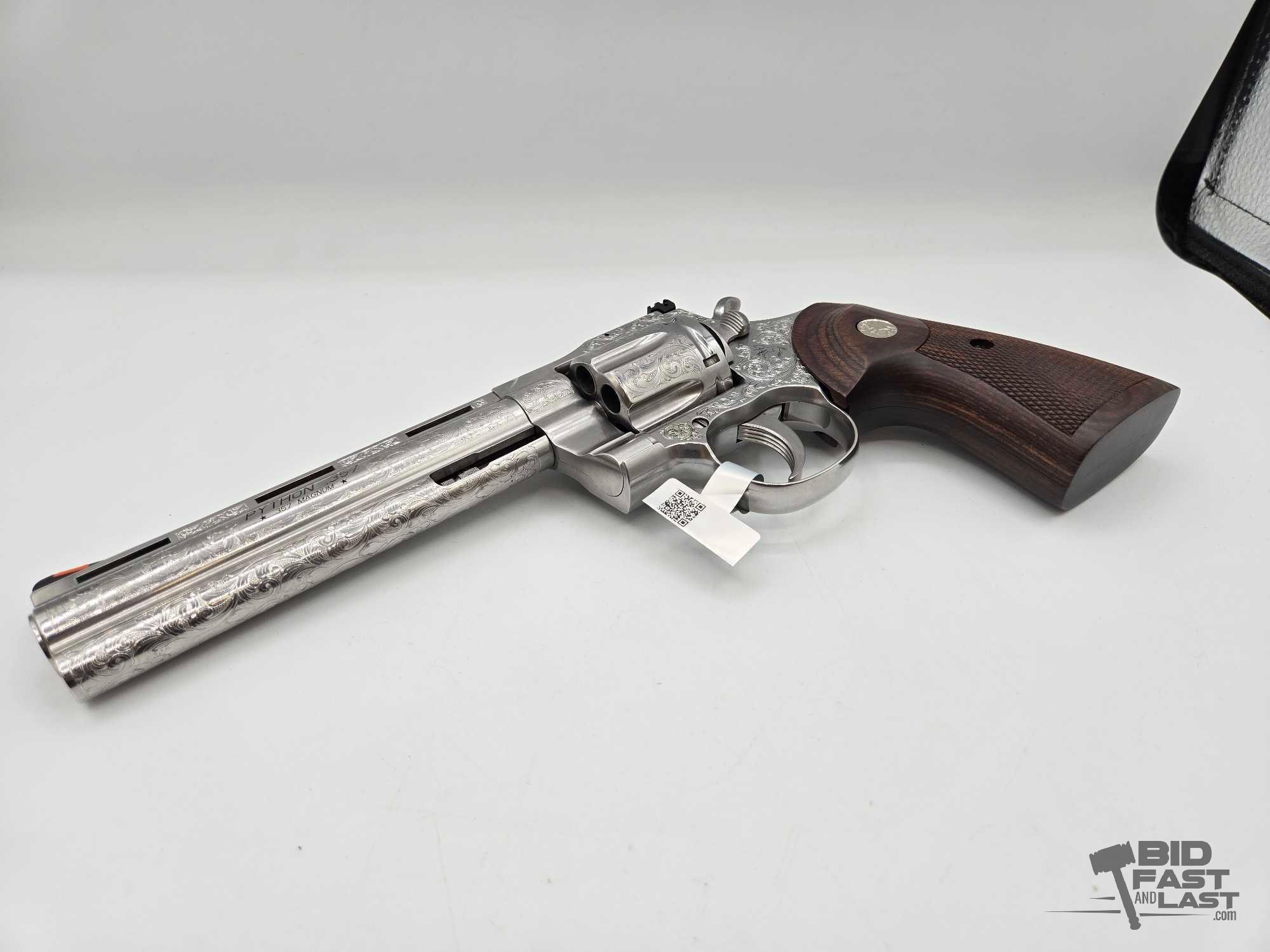 NEW!! Engraved Colt Python .357 Revolver