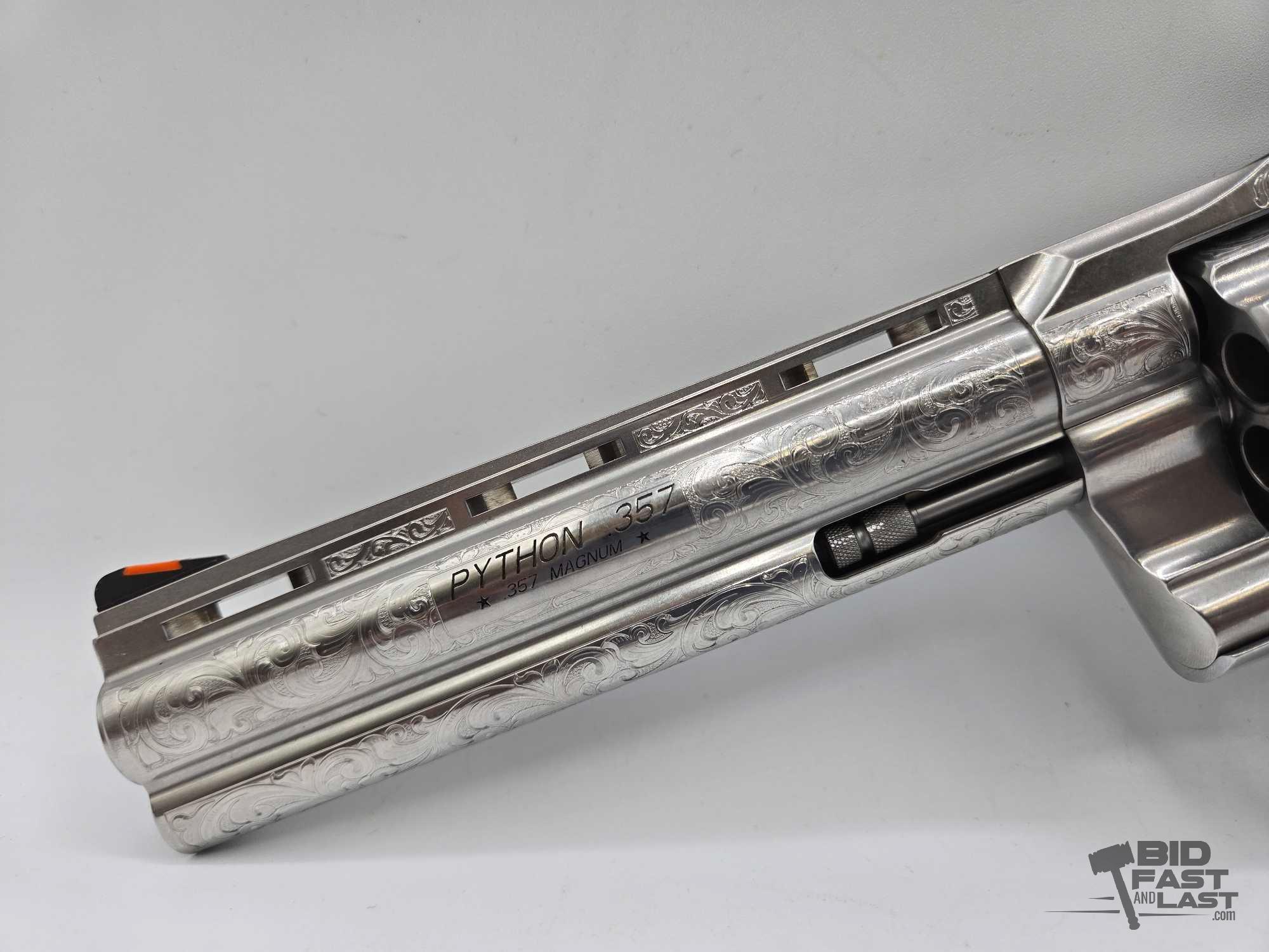 NEW!! Engraved Colt Python .357 Revolver