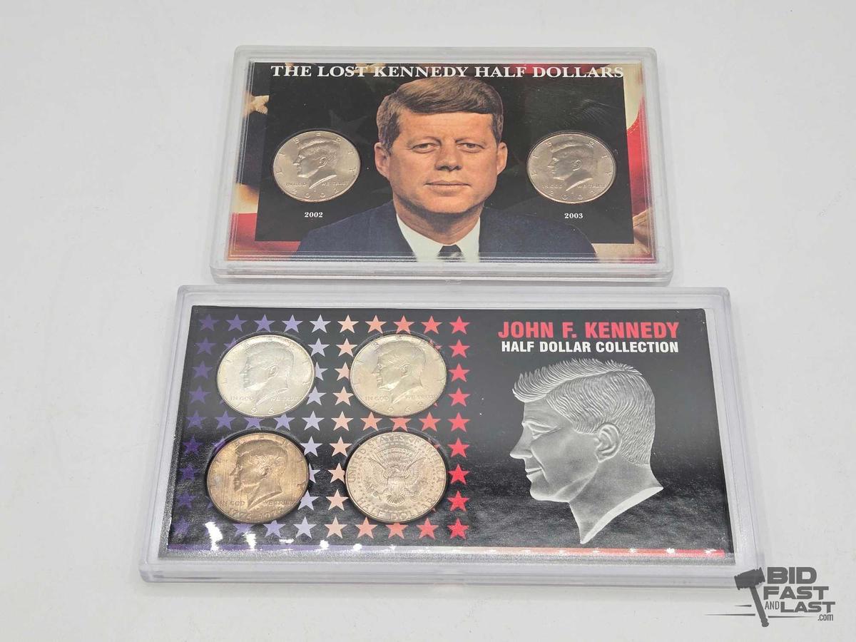 (2) Kennedy Half Dollar Sets