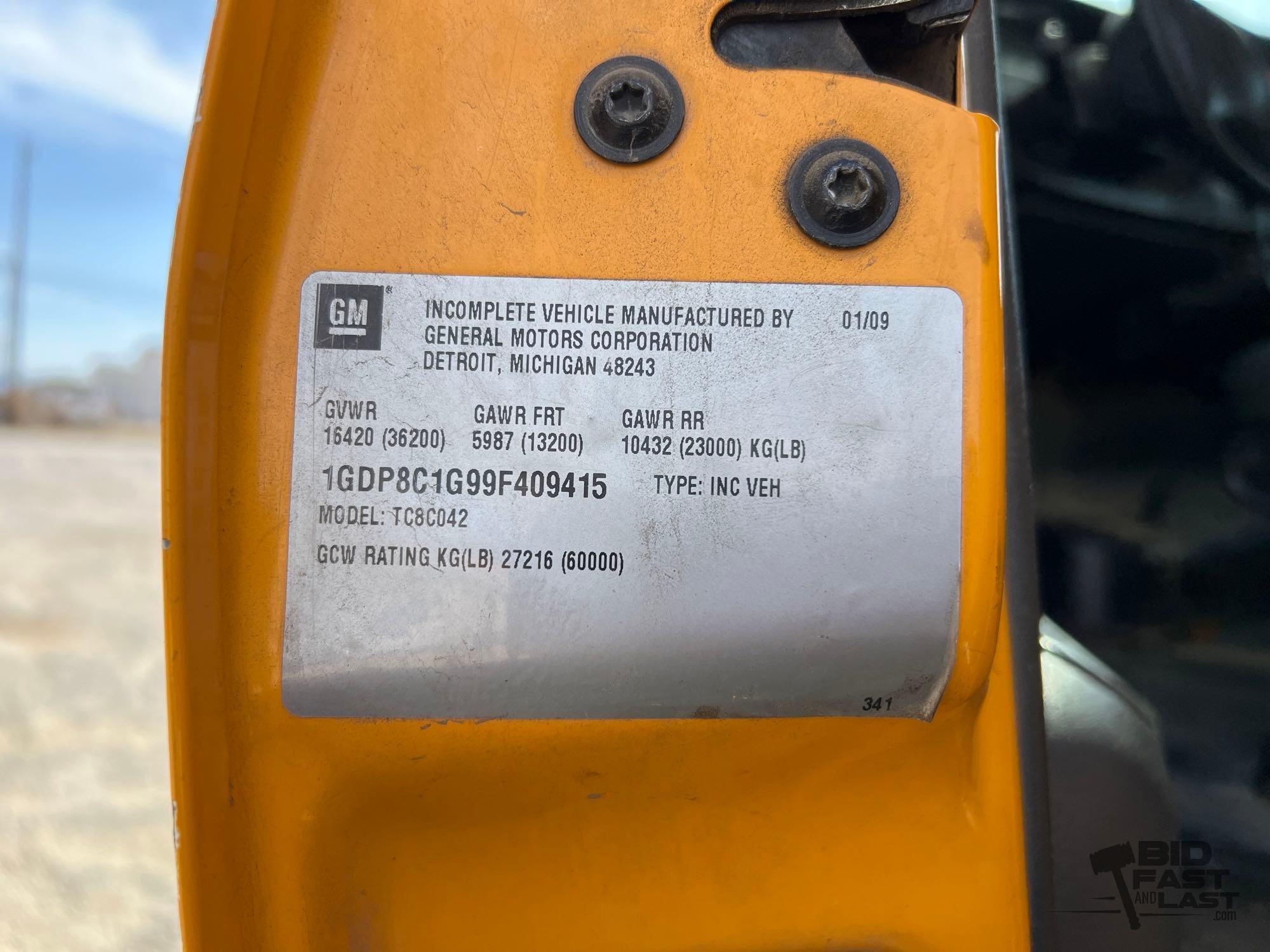 2009 GMC C8500 4x4