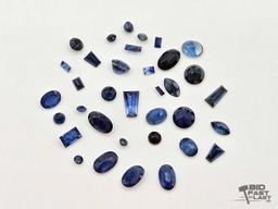 Over 30 Mixed Shape Sapphire Stones
