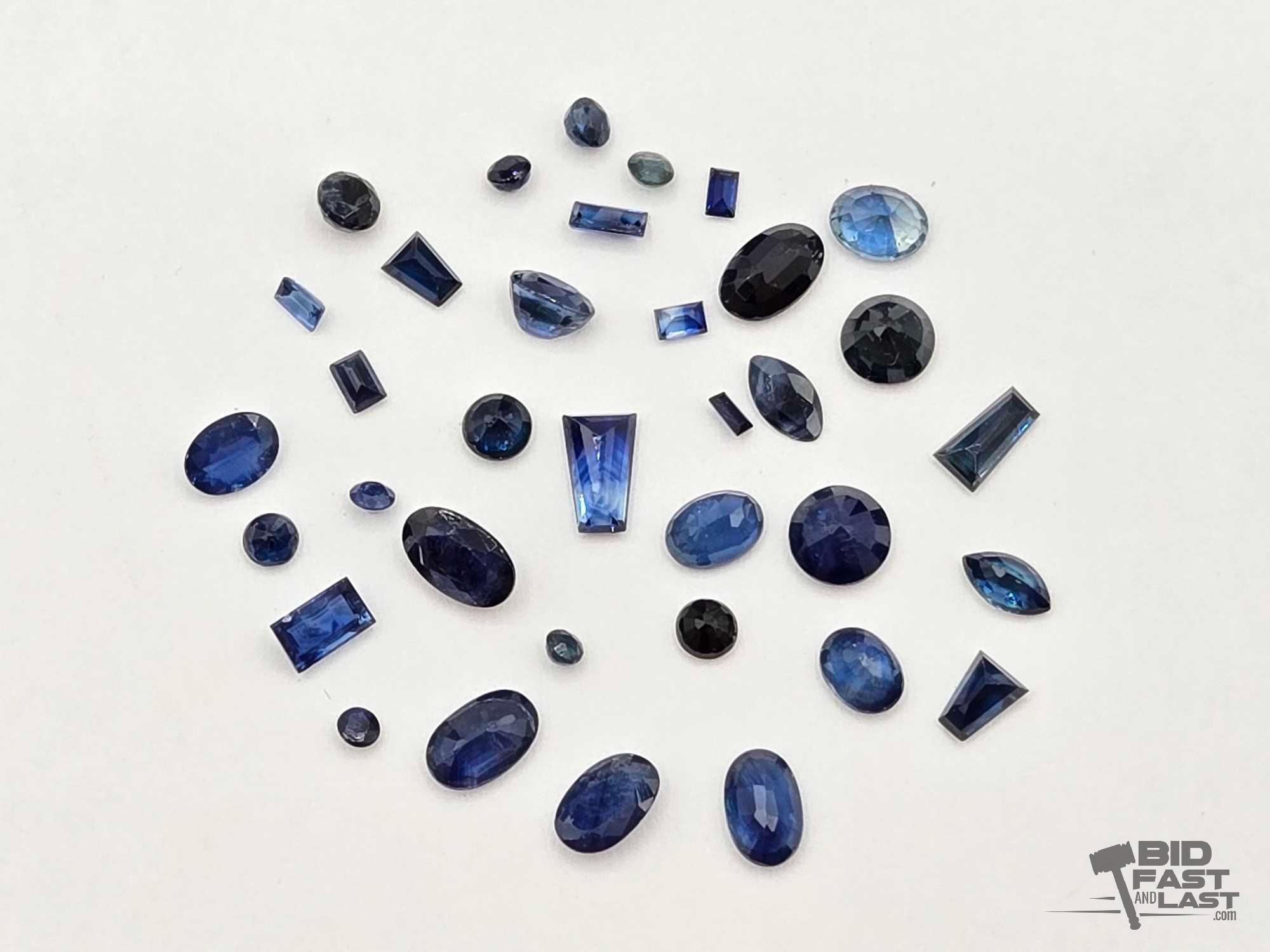 Over 30 Mixed Shape Sapphire Stones
