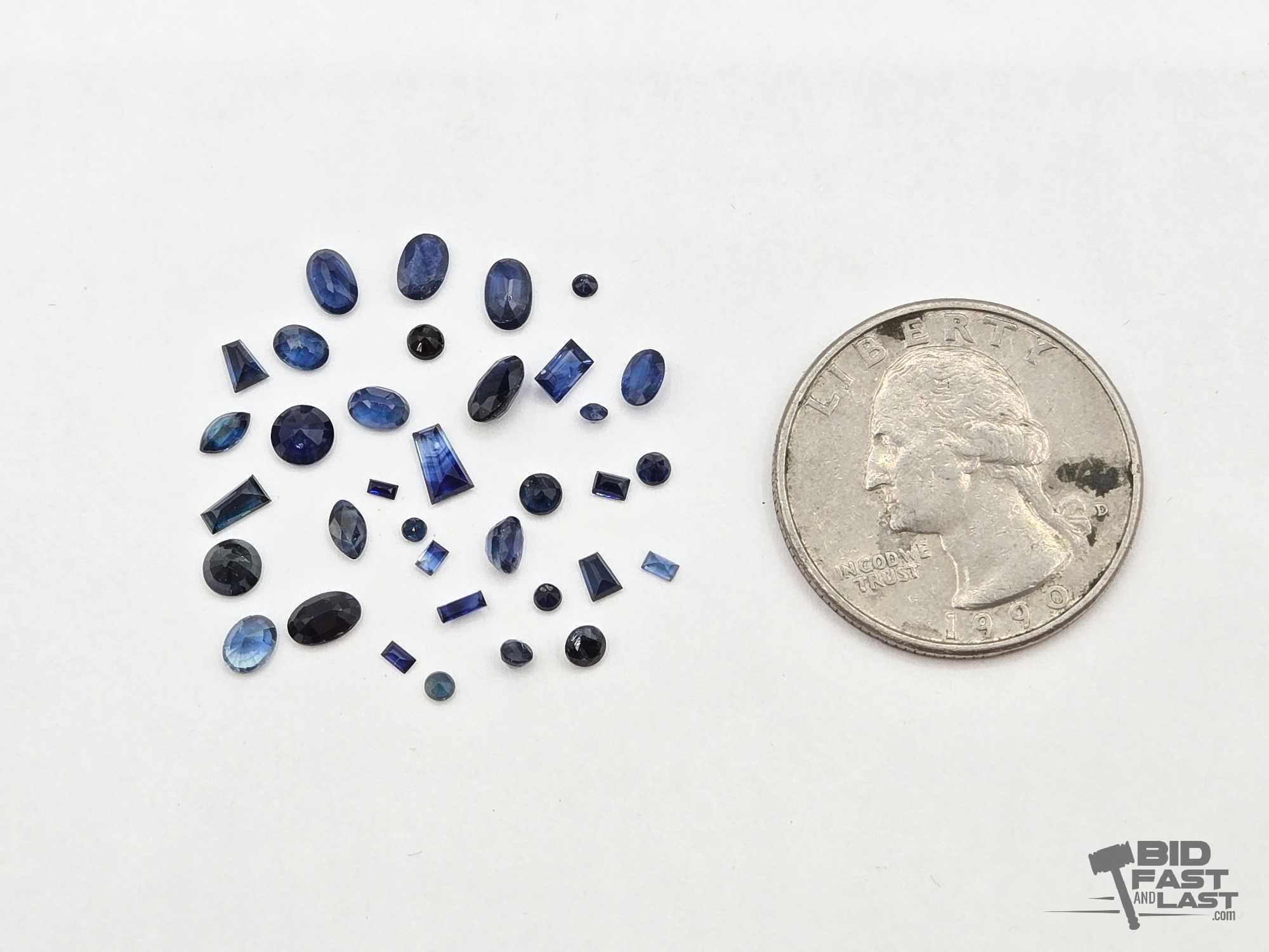 Over 30 Mixed Shape Sapphire Stones
