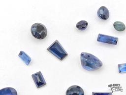 Over 30 Mixed Shape Sapphire Stones