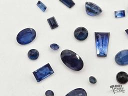 Over 30 Mixed Shape Sapphire Stones
