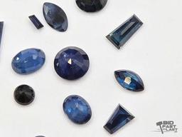 Over 30 Mixed Shape Sapphire Stones
