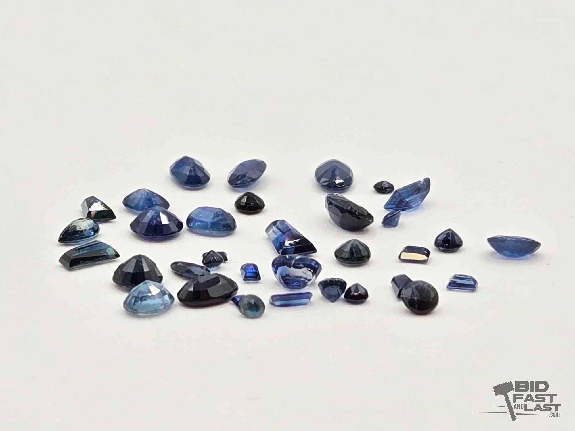 Over 30 Mixed Shape Sapphire Stones