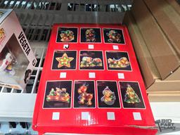 (4) Christmas Lights and (4) Book Displays
