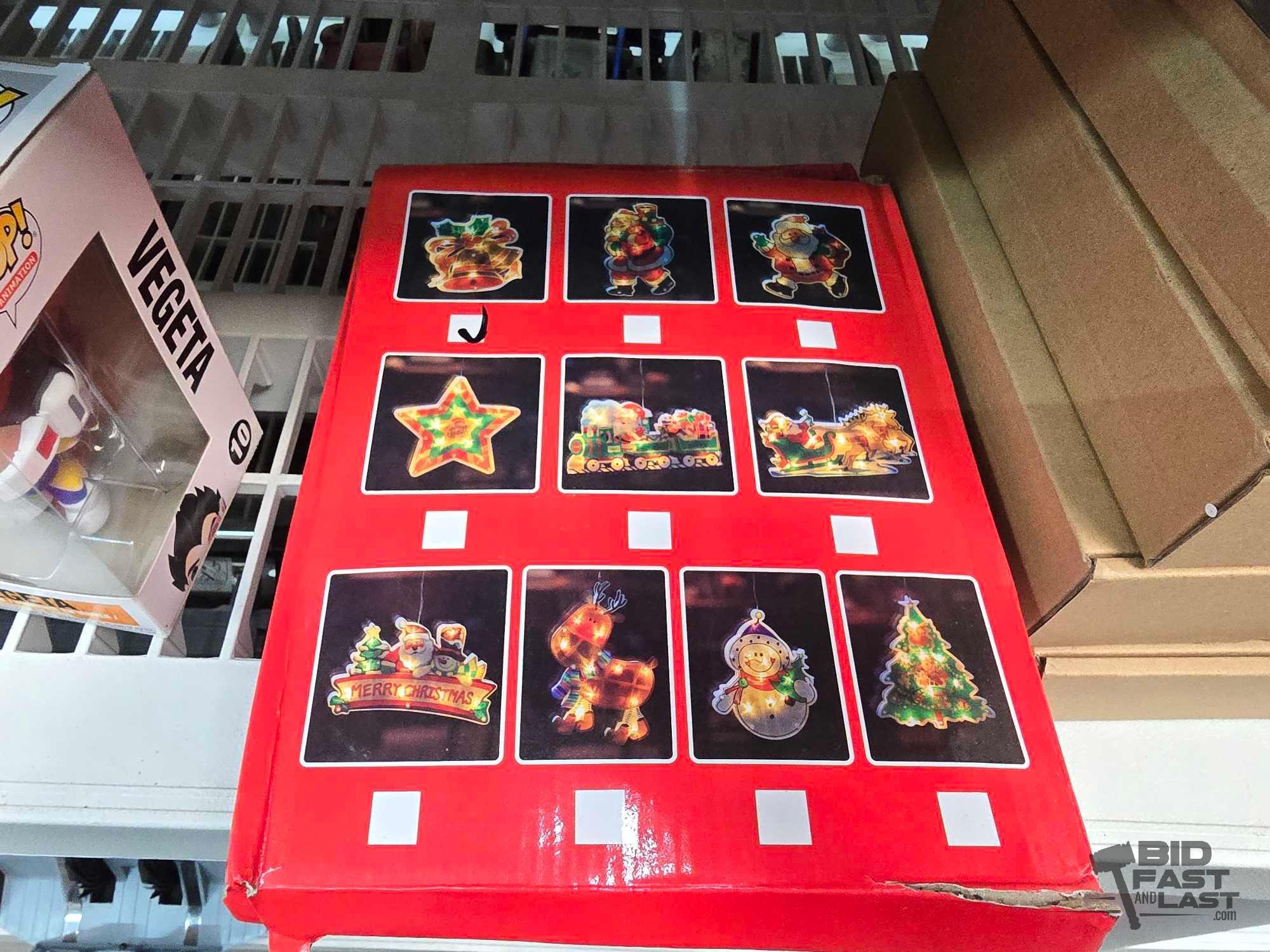 (4) Christmas Lights and (4) Book Displays