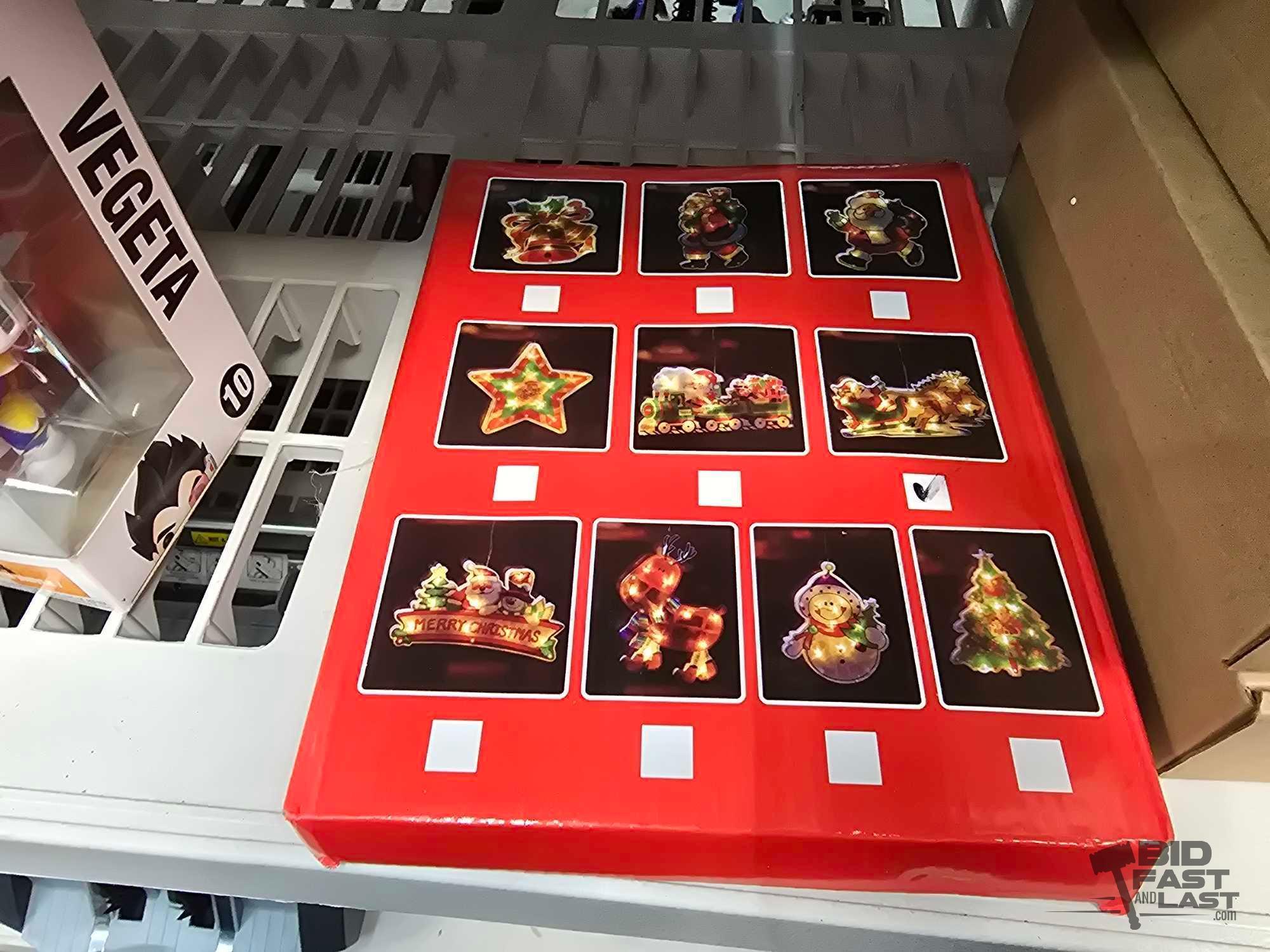 (4) Christmas Lights and (4) Book Displays