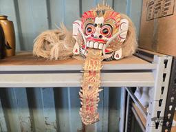 Rangda Mask With Tongue