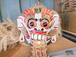 Rangda Mask With Tongue