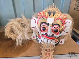 Rangda Mask With Tongue