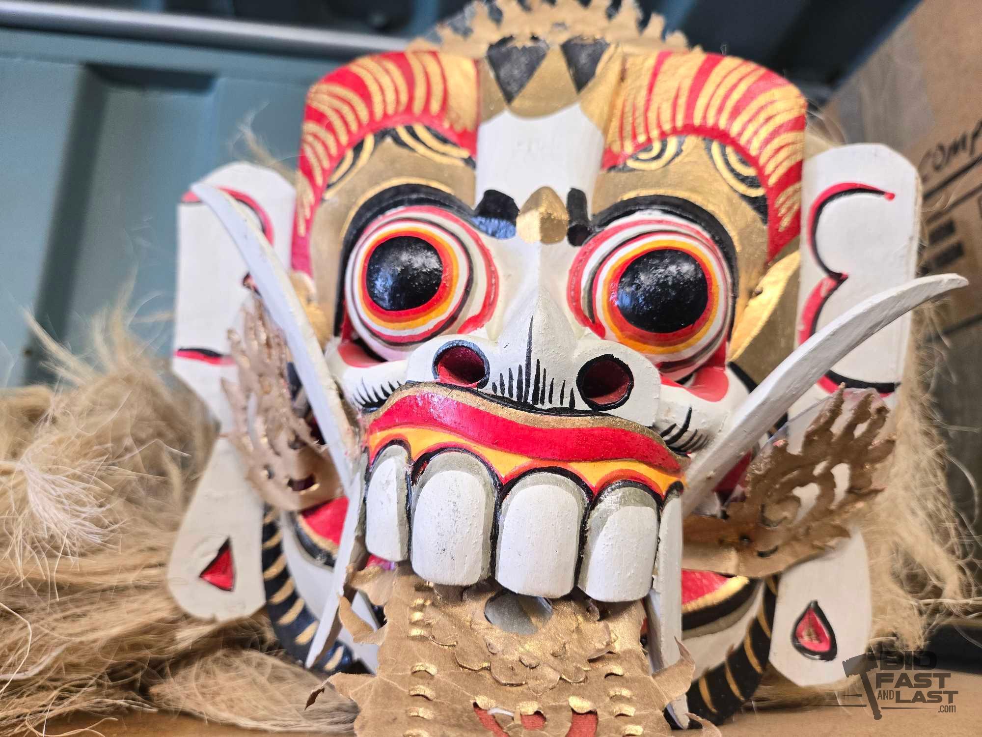 Rangda Mask With Tongue