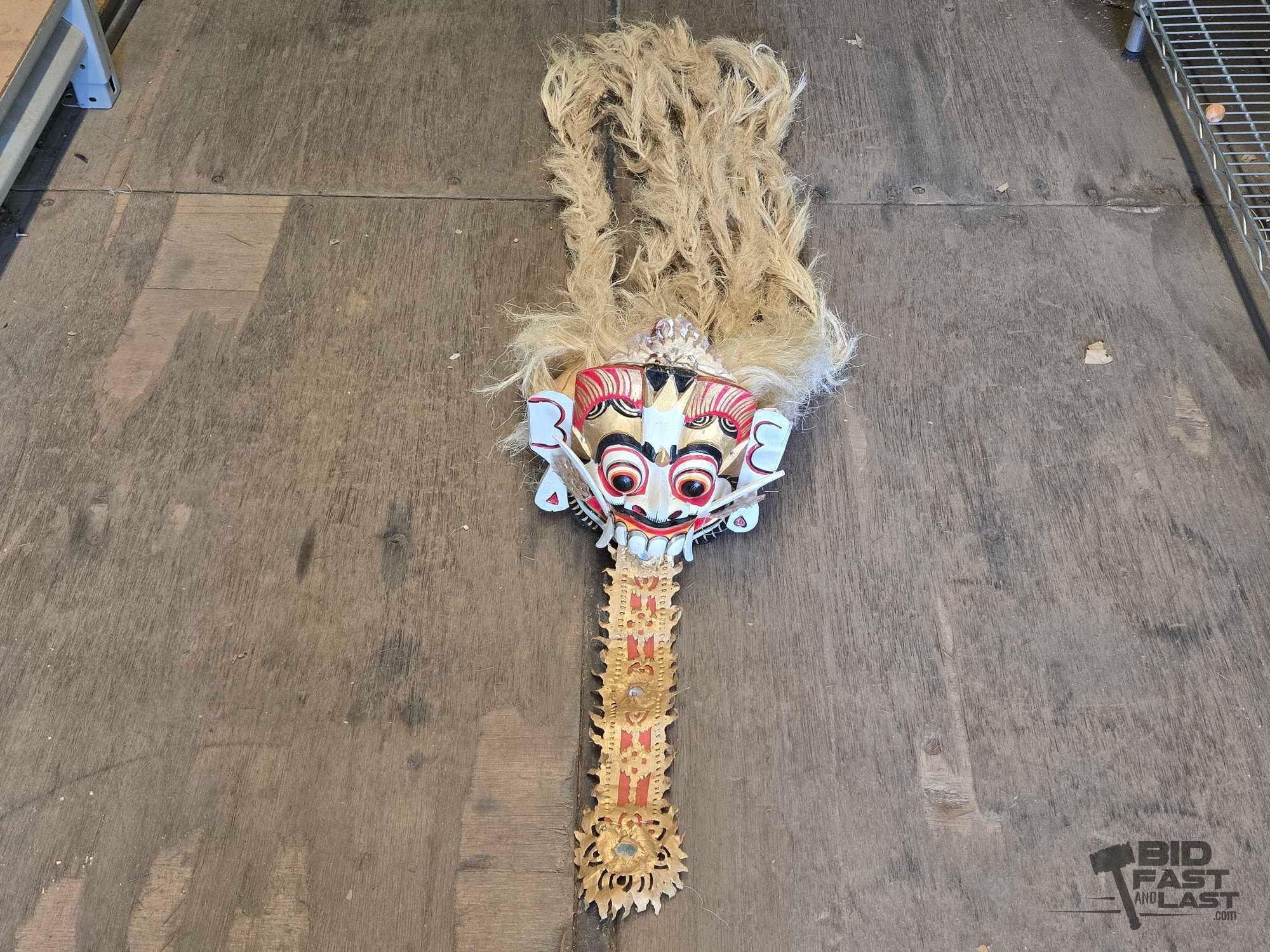 Rangda Mask With Tongue