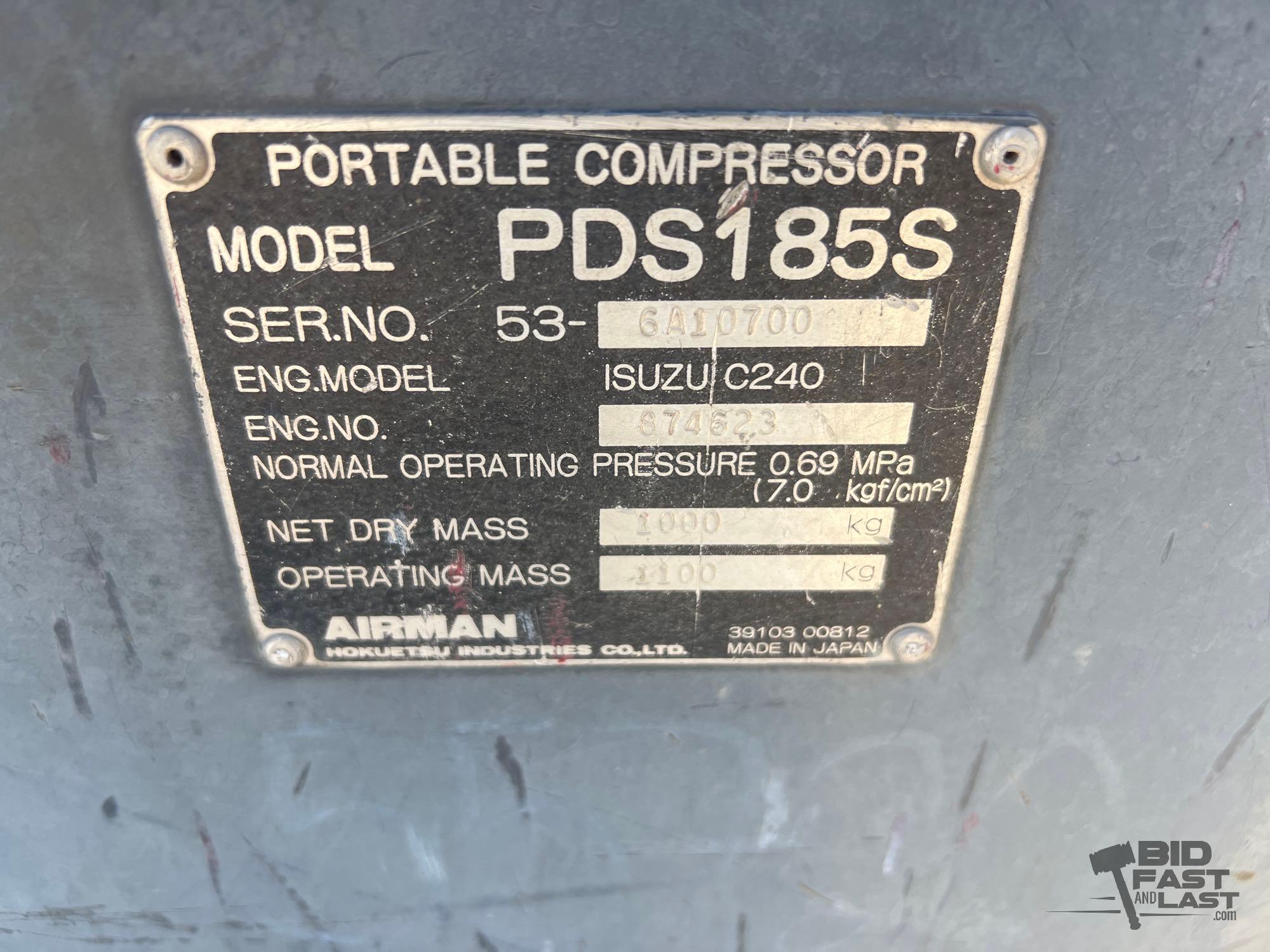 AIRMAN PDS185S Compressor