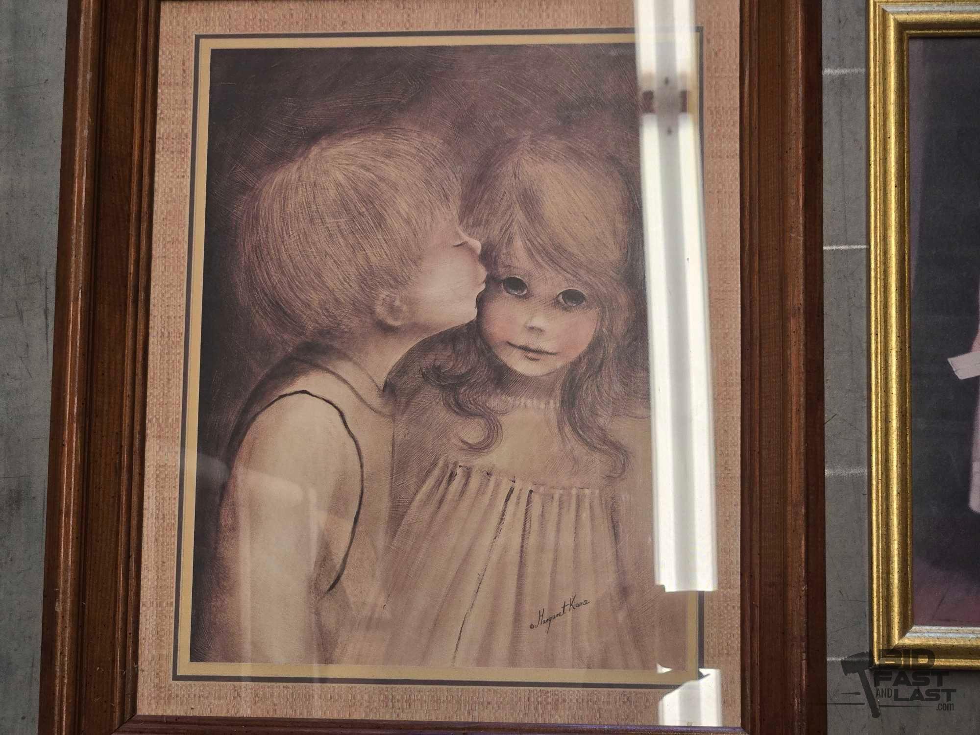 (4) Framed Printings