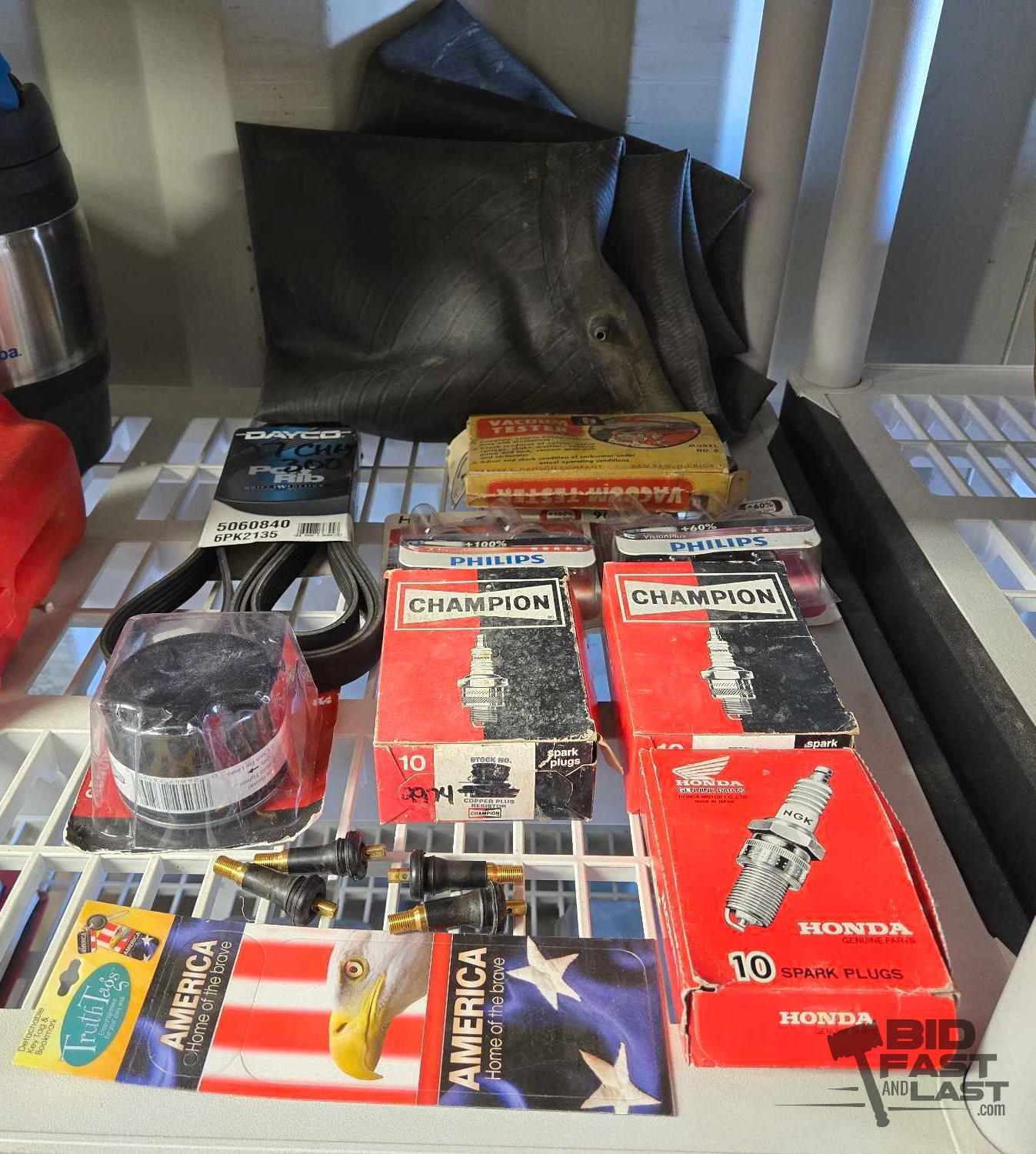 Spark Plugs, Vaccum Tester, Oil Filter & More