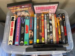 (12) Totes Full of DVDs