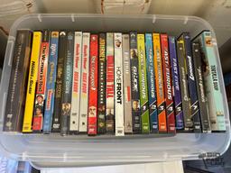 (12) Totes Full of DVDs