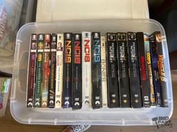 (12) Totes Full of DVDs