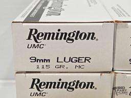 NEW!!! (300) Rounds of Remington 9mm Luger Ammo