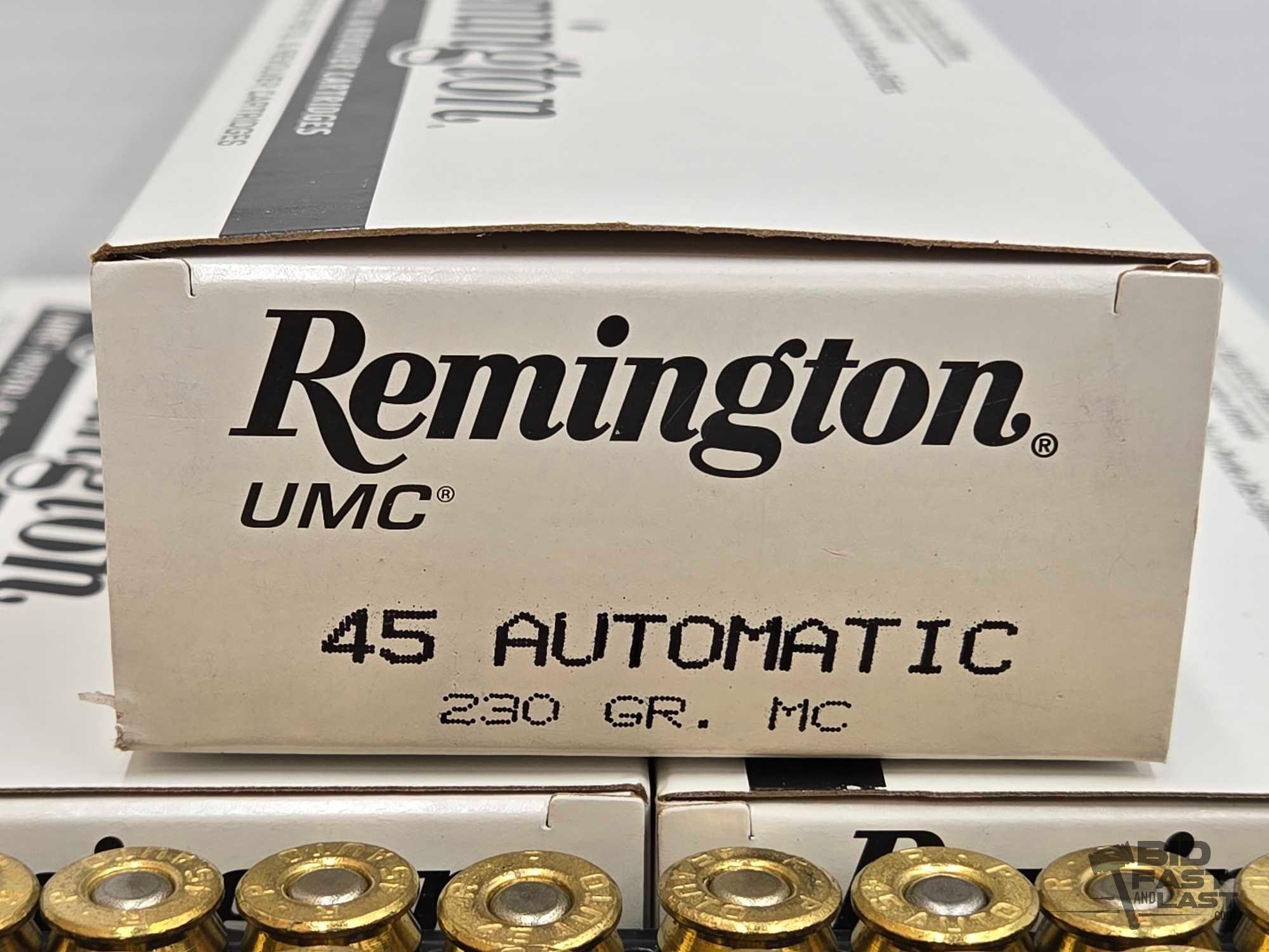 NEW!!! (150) Rounds of Remington 45 Automatic Ammo