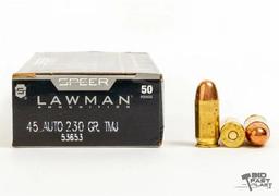 NEW!!! 1000 RDS Of Speer .45 Ammo