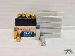 (70) Rounds Of .45 Ammo