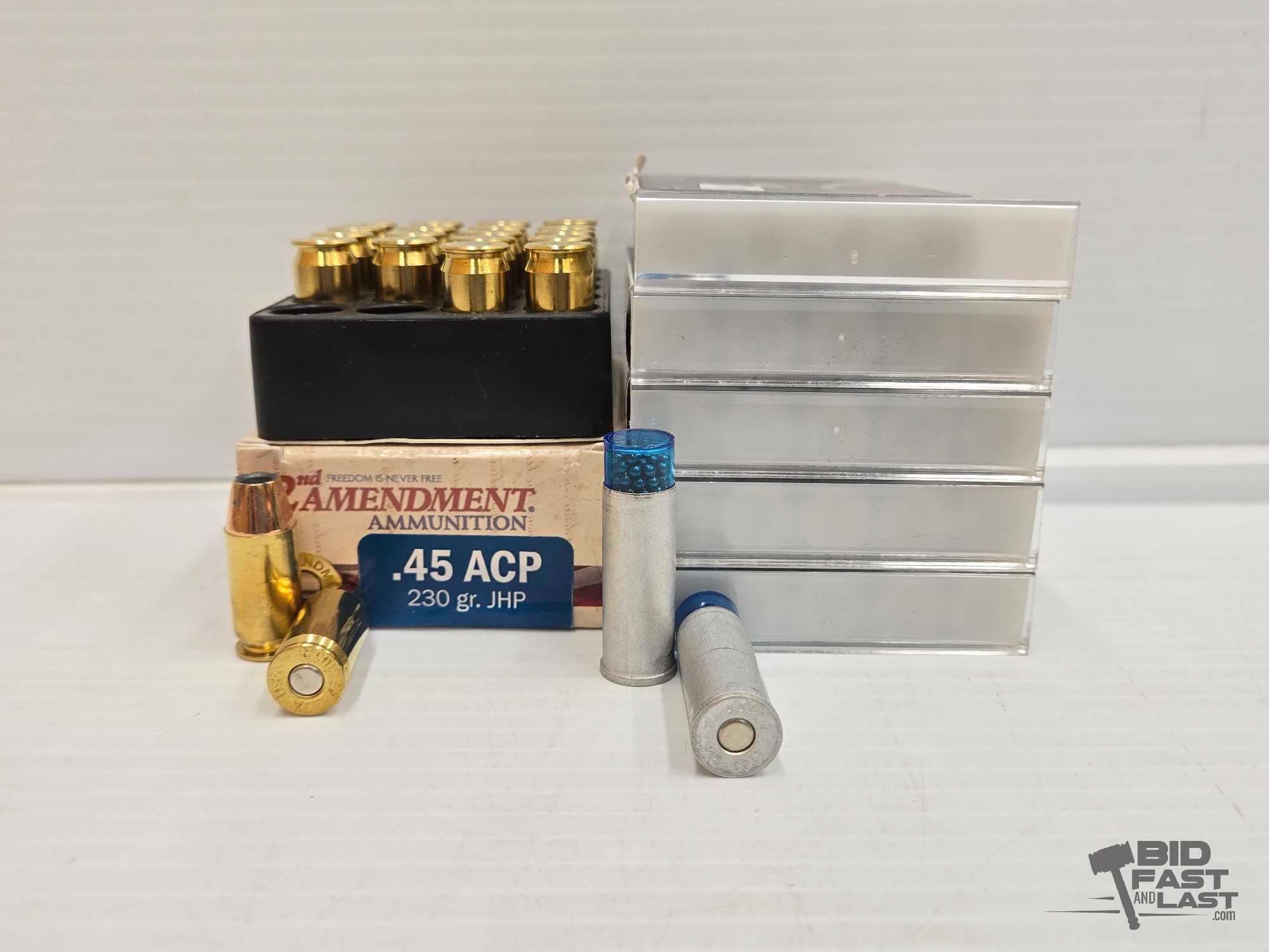 (70) Rounds Of .45 Ammo
