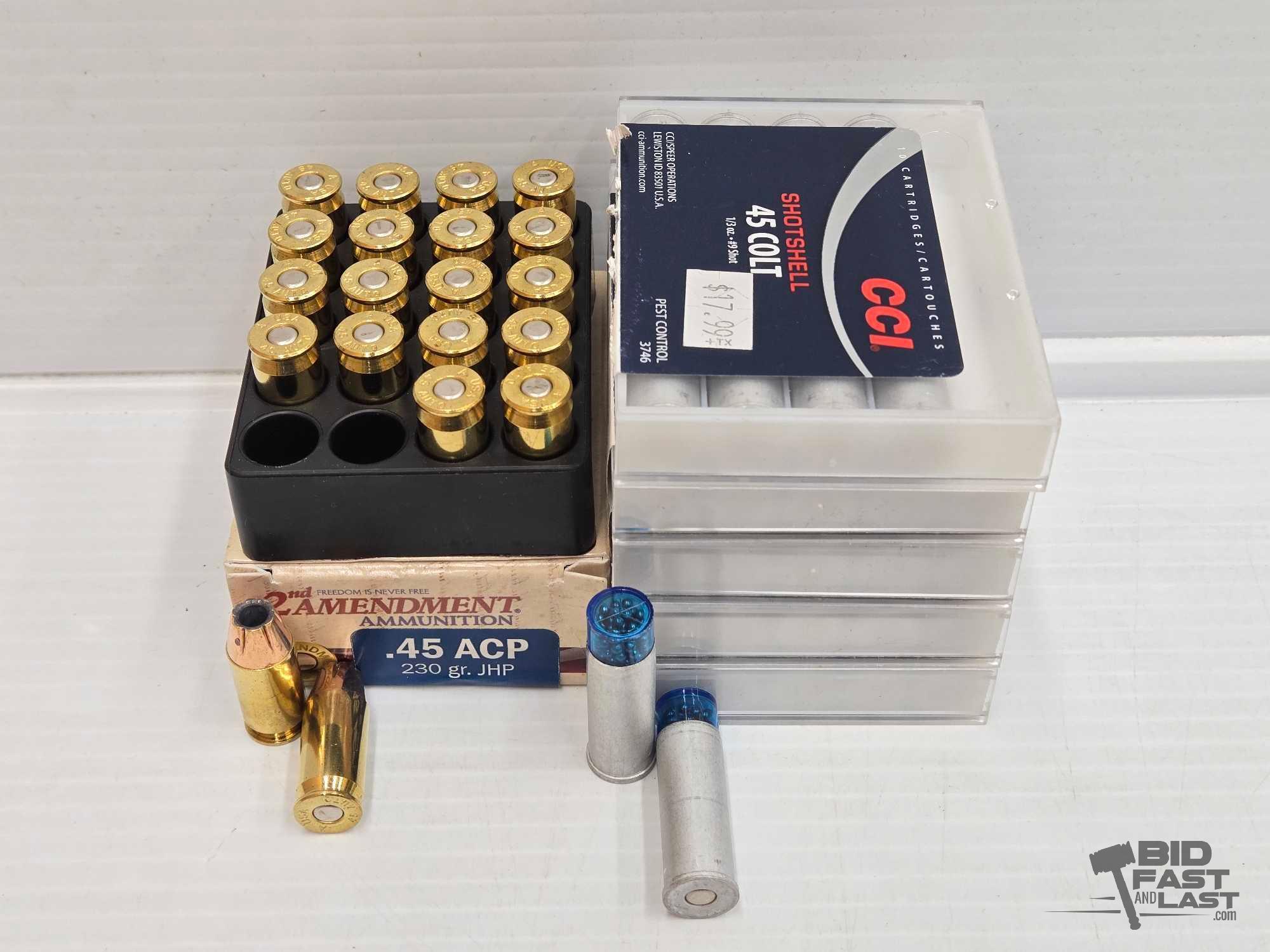 (70) Rounds Of .45 Ammo