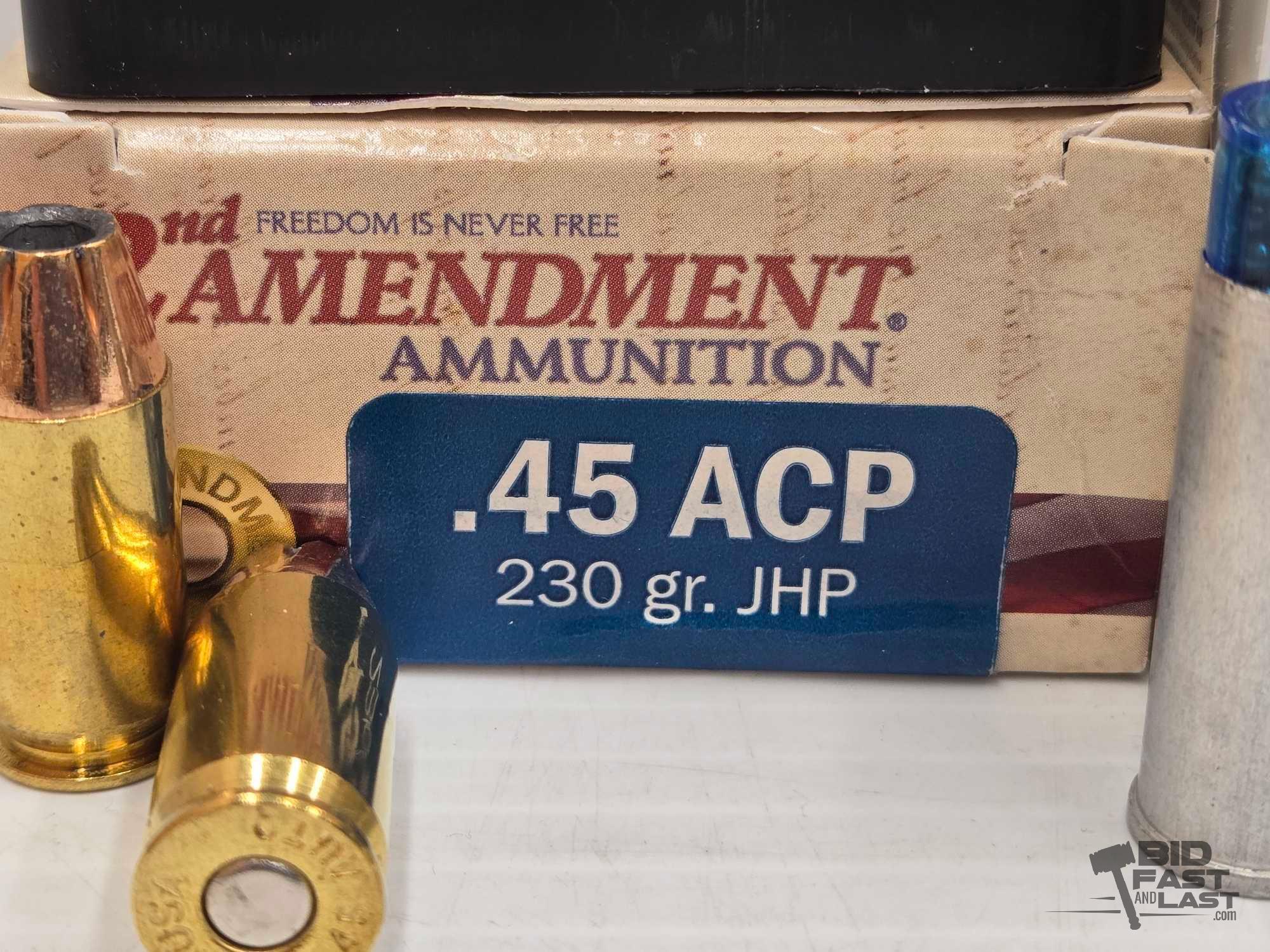 (70) Rounds Of .45 Ammo