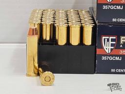 NEW!!! (100) Rounds of Fiocchi 357 Magnum Ammo