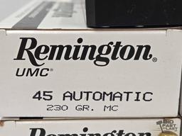 NEW!!! (200) Rounds of Remington 45 Automatic Ammo