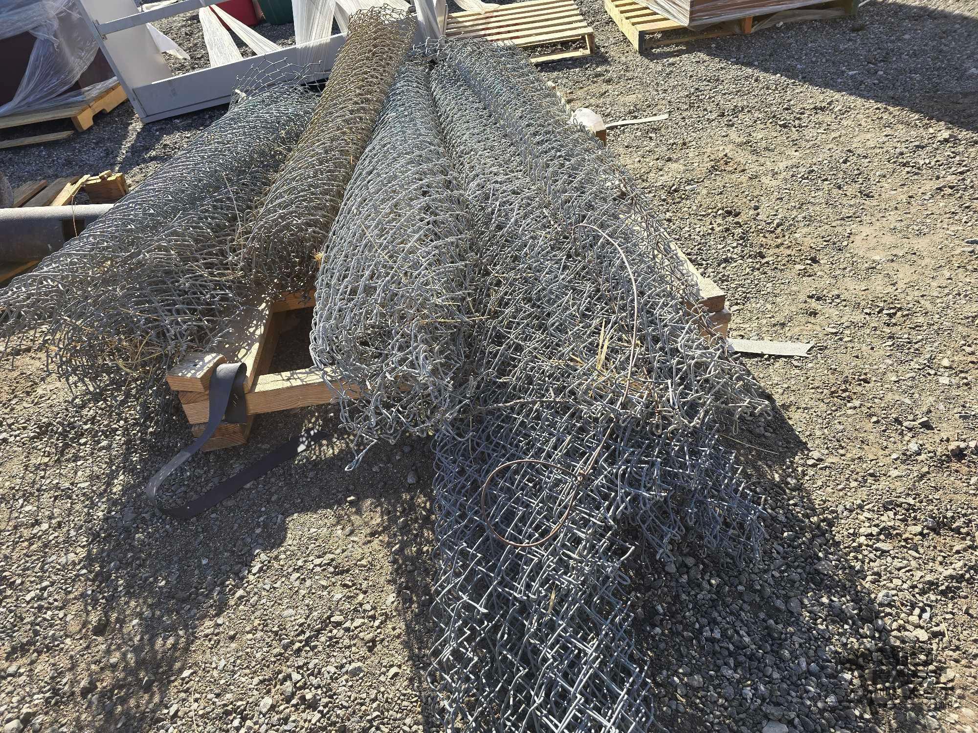 Rolls of Chain Link Fencing