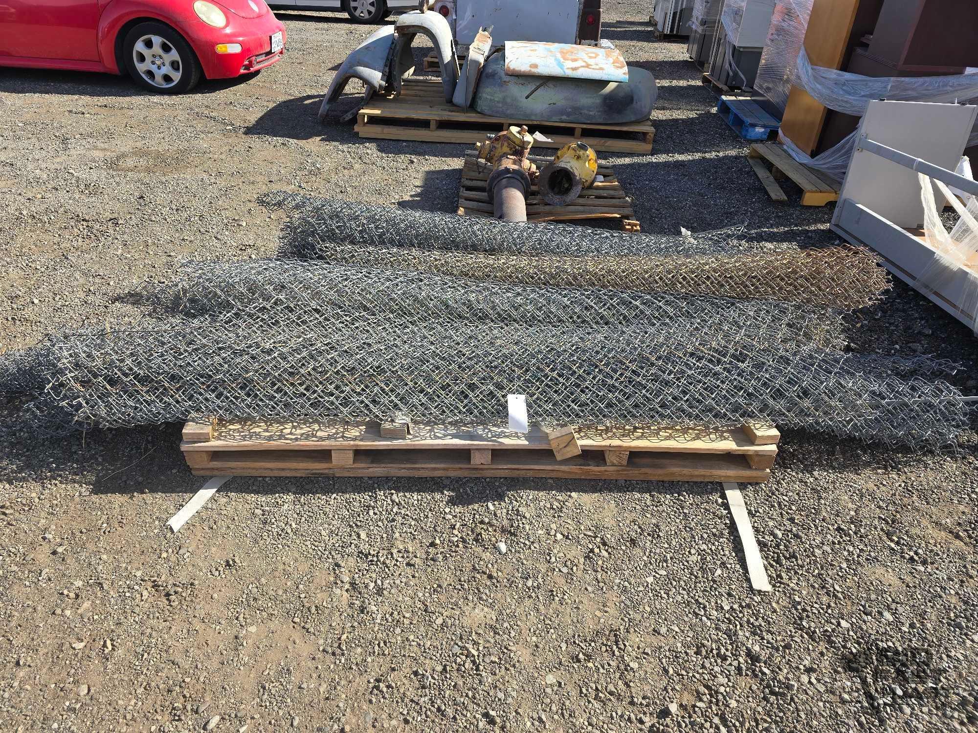 Rolls of Chain Link Fencing