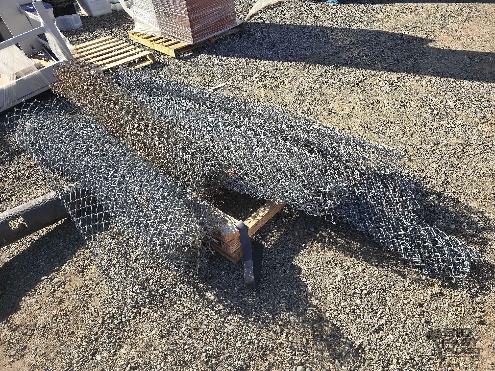Rolls of Chain Link Fencing