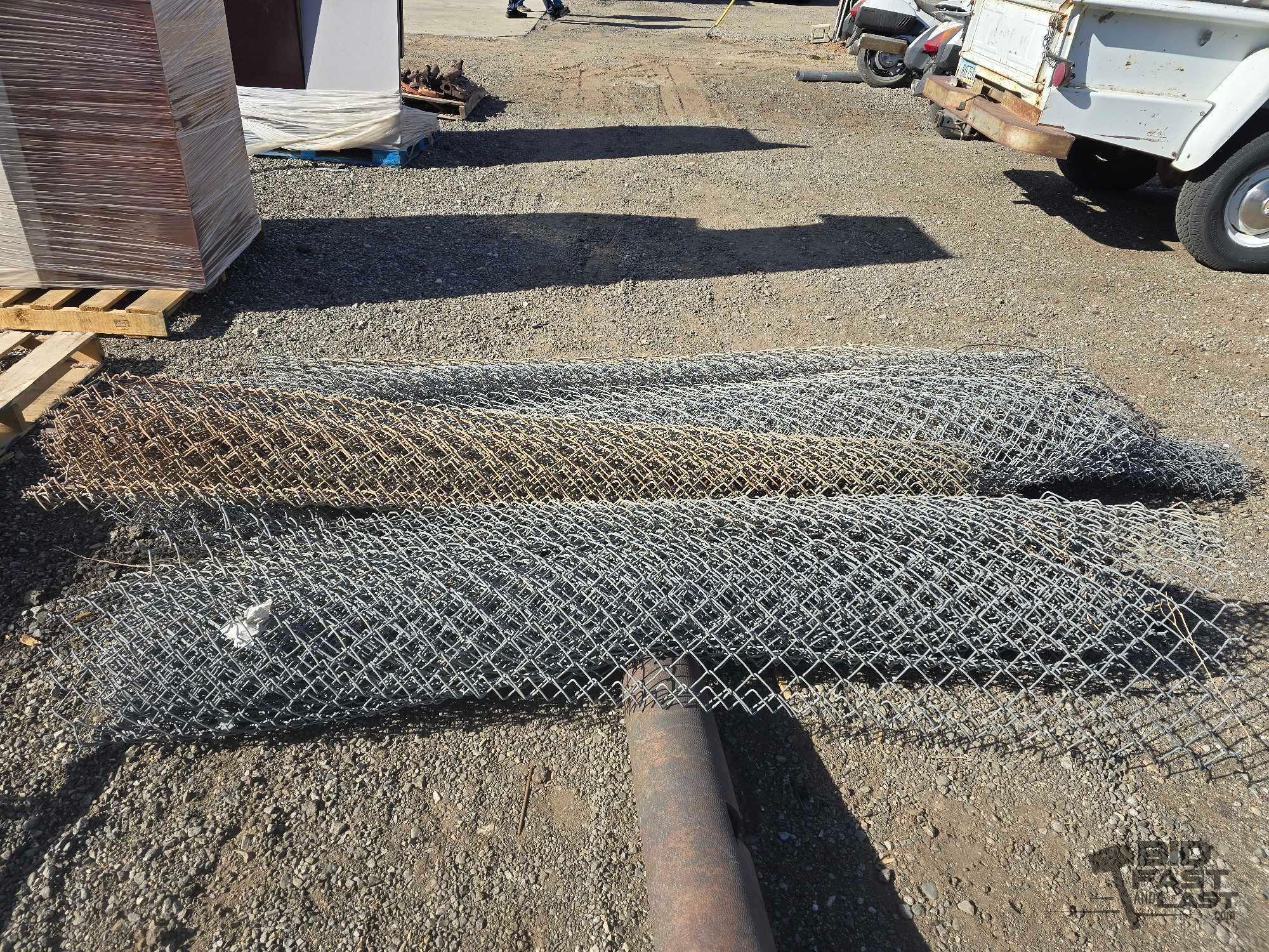 Rolls of Chain Link Fencing