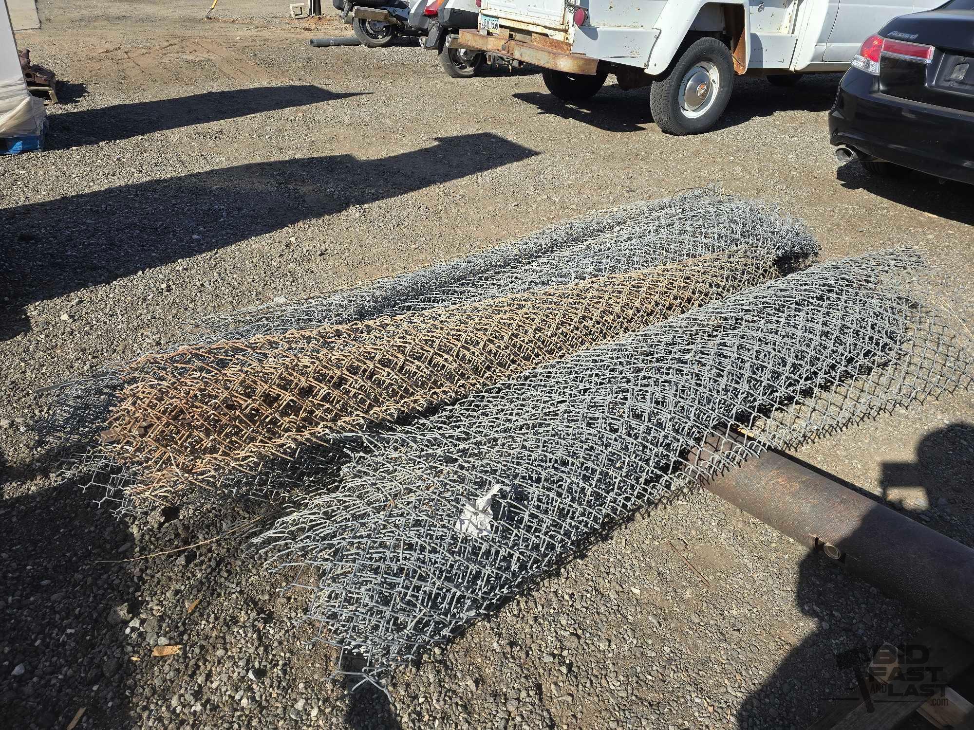 Rolls of Chain Link Fencing