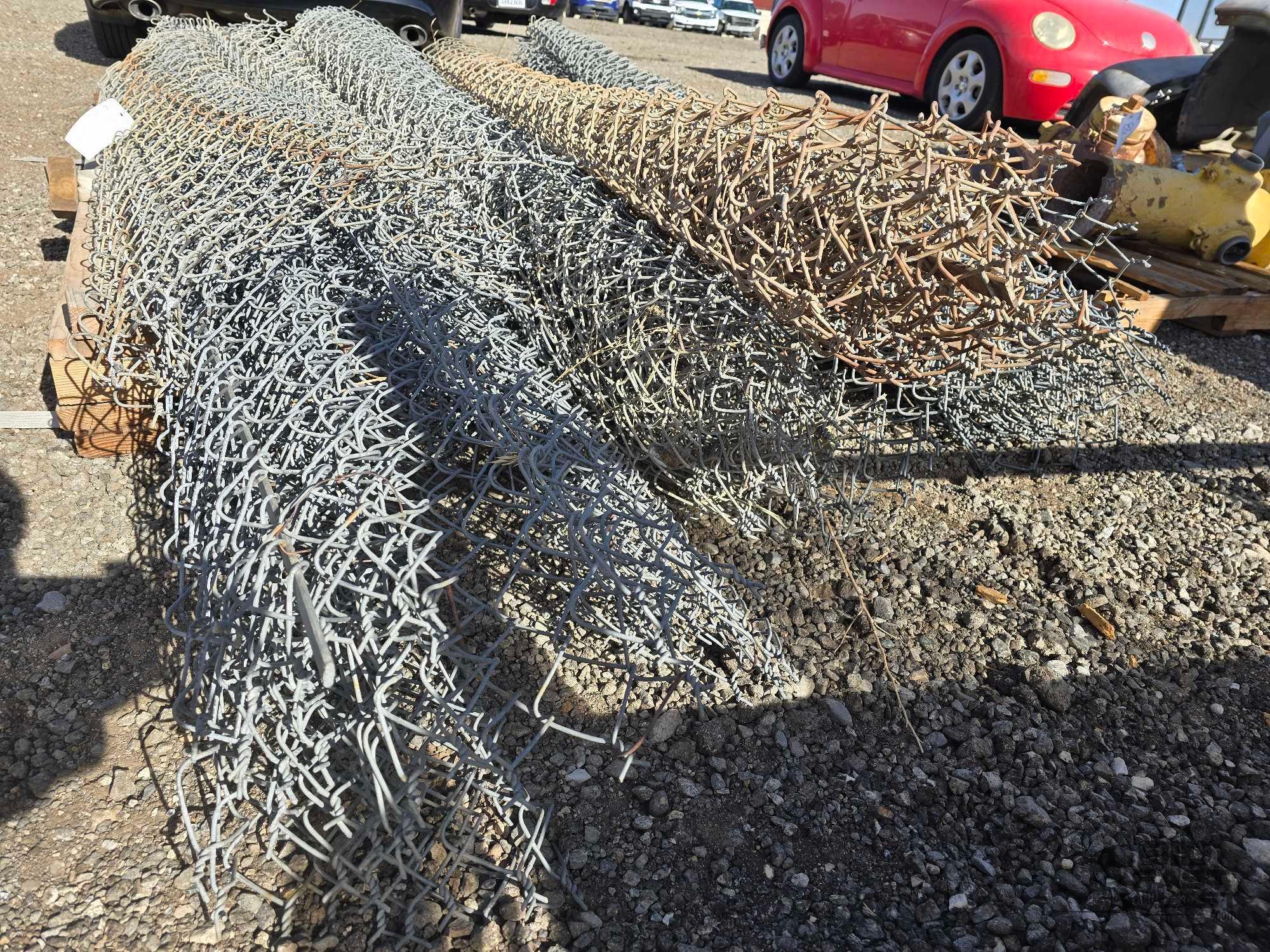 Rolls of Chain Link Fencing